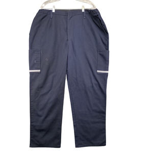 FedEx Mens VF Imagewear Reflective Uniform Pants Blue size 20R-35U Pockets